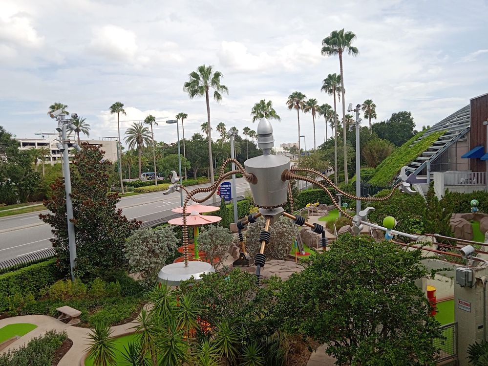 Landscapes at the Universal Studios in Orlando