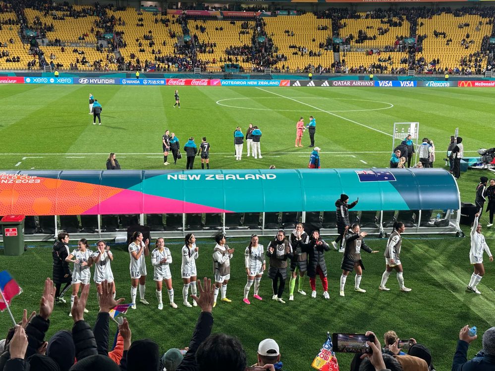 The winner of that day, the Philippines' women soccer team