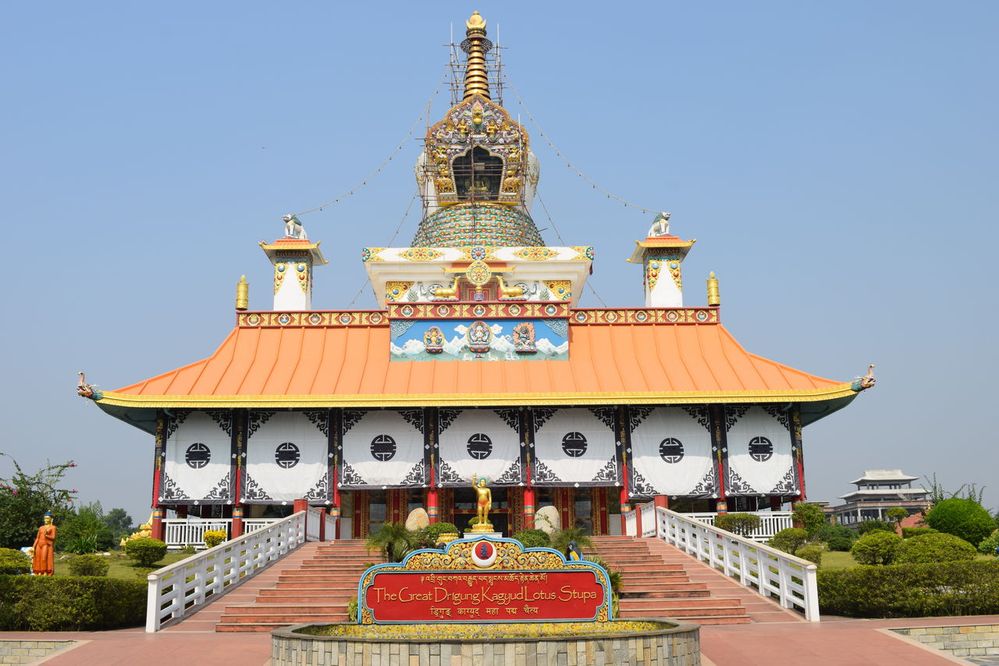 Monastery in Lumbini, Nepal