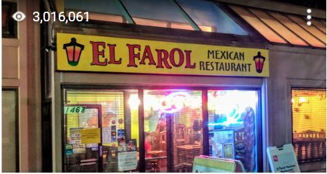 Caption: @Rednewt74's Star Photo of El Farol Mexican Restaurant uploaded onto Google Maps on 2018-02-15 and showing star views of 3,016,061 as at 2023-09-30