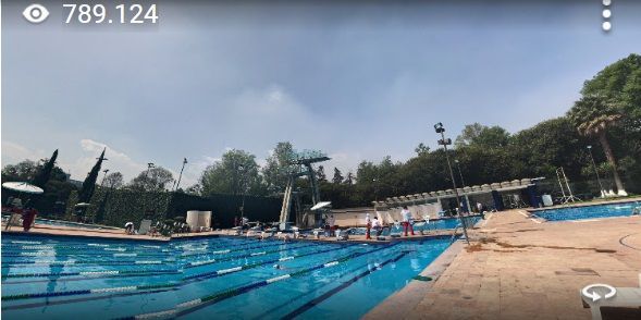 Caption: @LightRich's Star 360 Sphere of Centro Deportivo Chapultepec AC uploaded onto Google Maps on 2017-03-16 and showing star views of 789,124 as at 2023-11-28