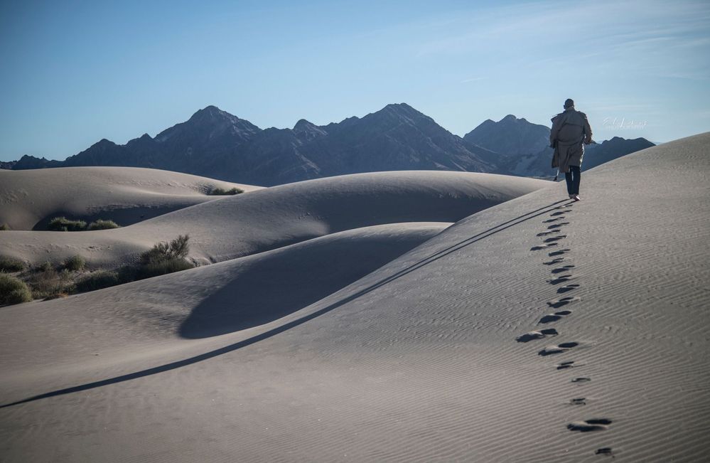 Mental Health Awareness With Desert Landscape, Mexicali Baja California,Mexico.