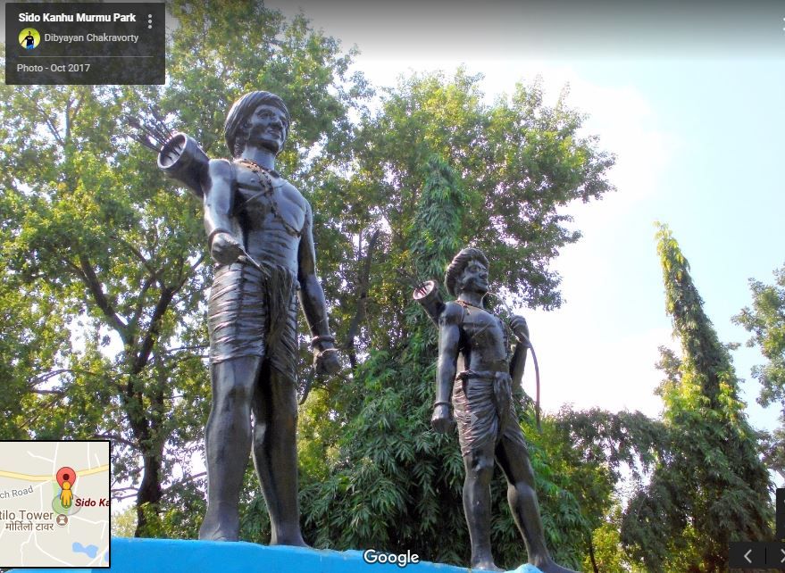 Statues of Sido and Kanhu