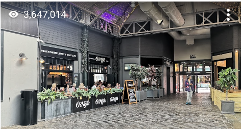 Caption: @MarkAuchincloss's Star Photo of Oneills Merchant Sq Glasgow uploaded onto Google Maps on 2019-08-15 and showing star views of 3,647,014 as at 2023-12-27