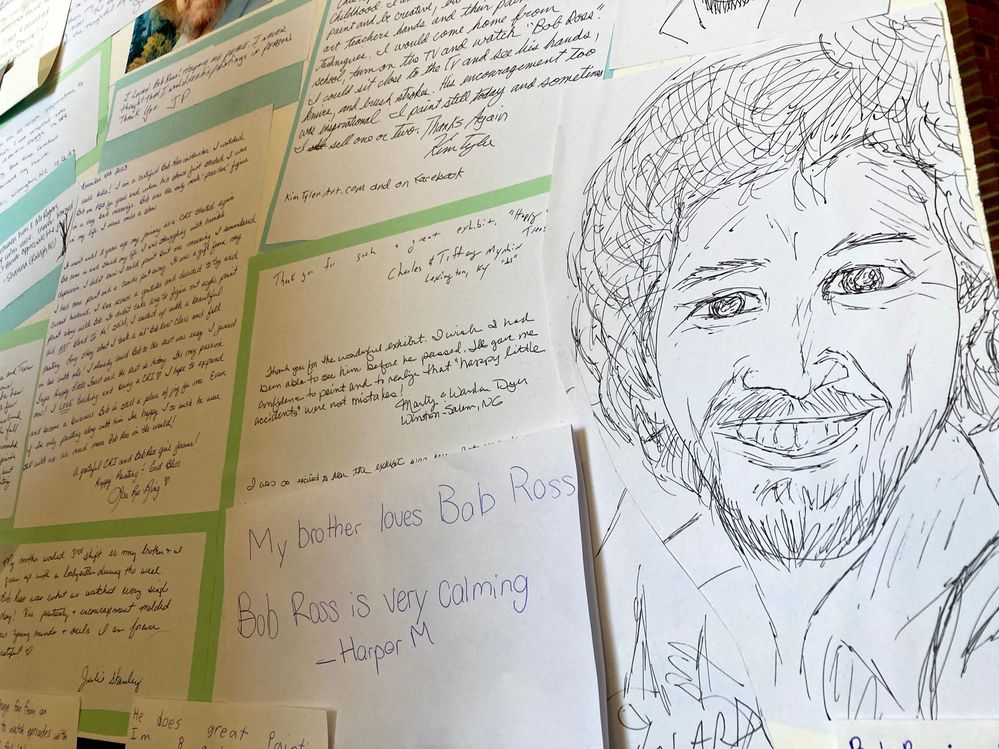 Visitor reflections on Bob Ross
