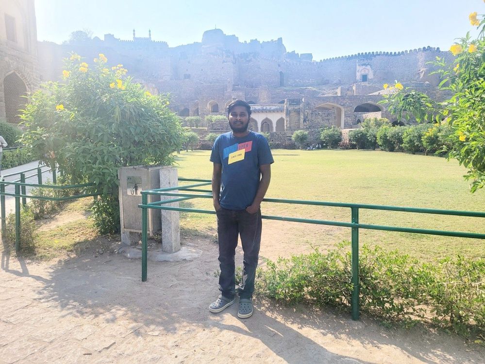 Infront of the Fort