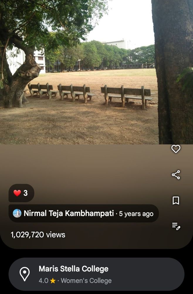 Caption: @NirmalTeja  Star Photo of Target uploaded onto Google Maps on April 2018 and showing star views of 1,029,720 as of 2024-01-28
