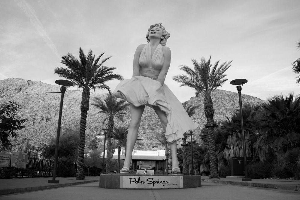 Marilyn Monroe Museum, "FOREVER MARILYN"", close to Downtown Palm Springs..