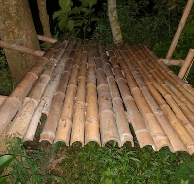 Bamboo seating place (Macha)