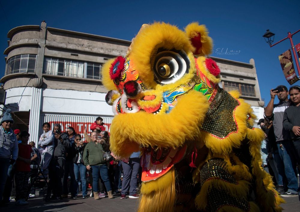 Chinese New Year, in the US/MEXICO BORDER,Mexicali Baja California.