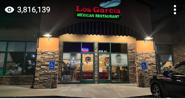 Star photo by @tamilisa of Los Garcia Mexican Restaurant uploaded onto Google Maps on "a year ago" 2023-02-12 and showing star views of 3,816,139 as at 2024-02-12