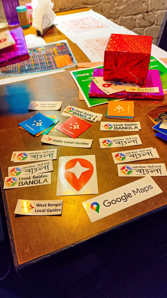 Stickers from Google Maps, Local Guides, India Local Guides, Local Guides Bangla and West Bengal Local Guides