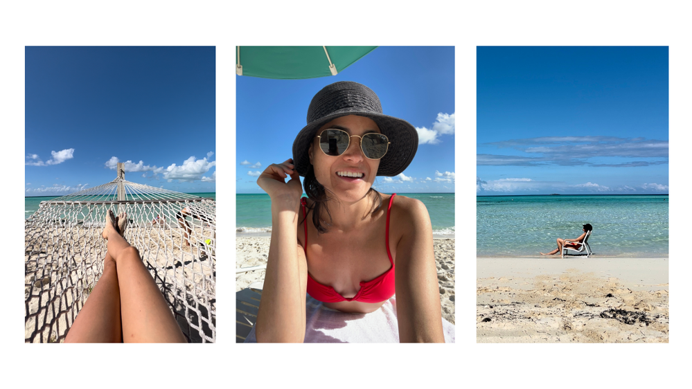 Caption: photo collage at Serenity Bay.