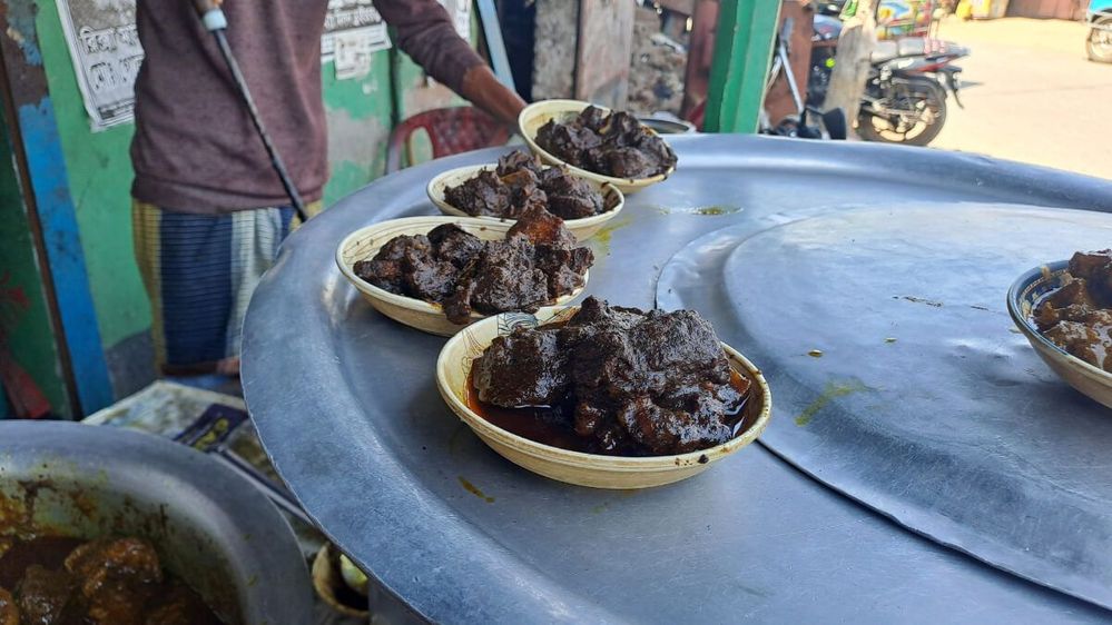 Meat - Kalavuna from a local restaurant of Chapai Nawabgonj