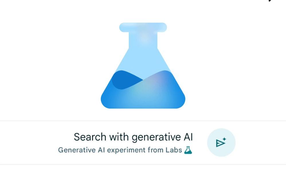 Google Experiment Lab Logo and Gen-AI experiment notice