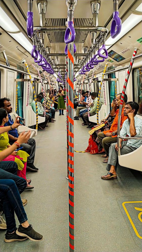Inside Kolkata Metro Rail