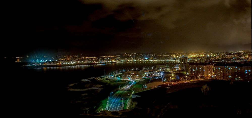 A Coruña desde el Monte de San Pedro