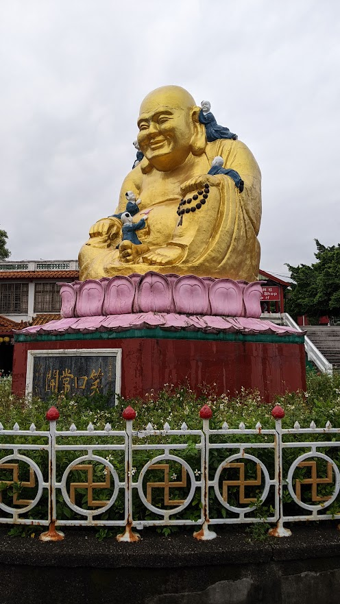 Caption: Large Buddha at Gian Buddha Temple Taiwan (@AdamGT)