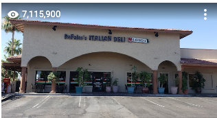 Caption: @AZ_2021's Star Photo of DeFalco's Italian Deli & Grocery uploaded onto Google Maps on 2019-06-22 and showing star views of 7,115,900 as at 2024-03-24