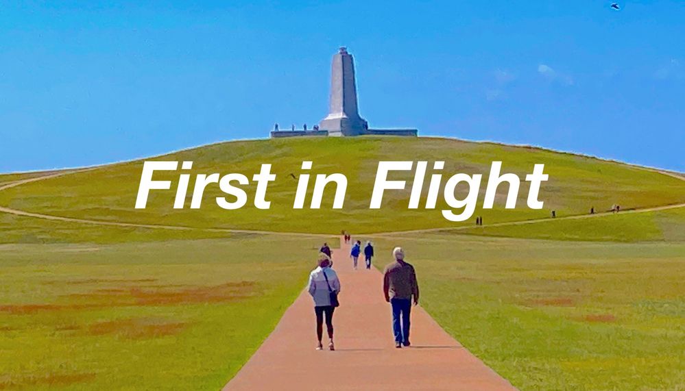 First in Flight:  The Wright Brothers National Memorial, Kitty Hawk, North Carolina, United States of America
