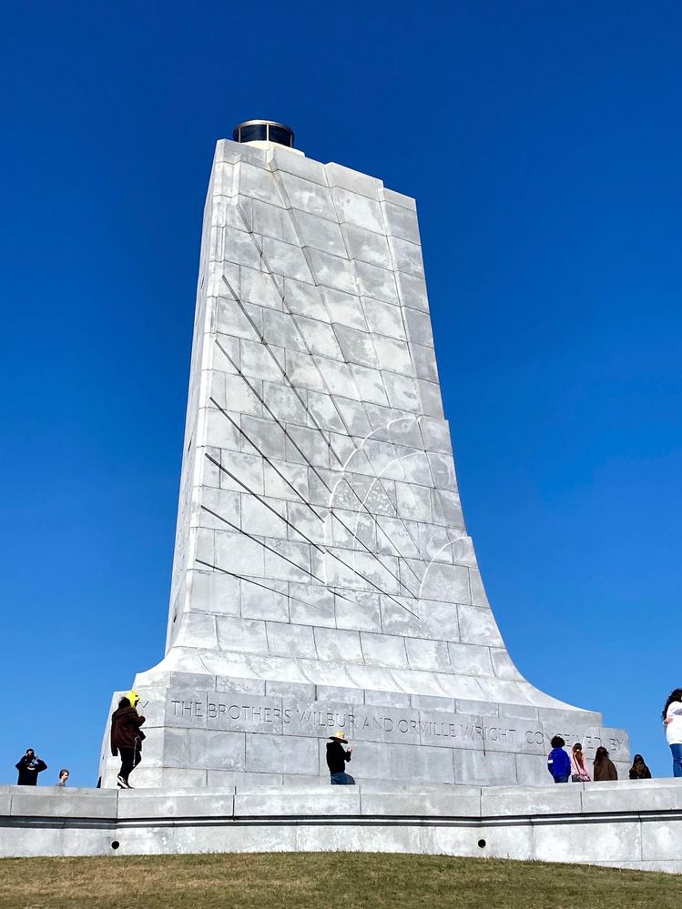 Wright Brothers Monument Side View