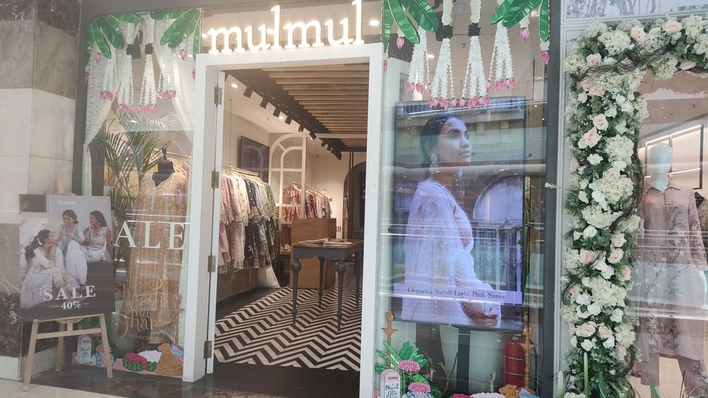 Mulmul - a gentle storefront just like its ethnic wear!!