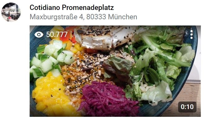 Caption: @LudwigGermany's Star Video of Cotidiano Promenadeplatz uploaded onto Google Maps on 2023-06-23 and showing star views of 50,777 as at 2024-04-03