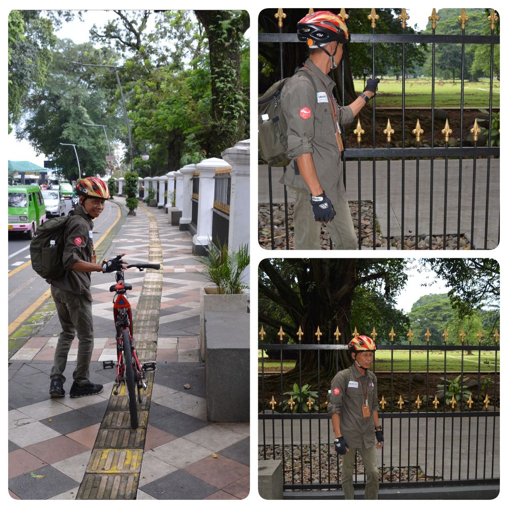 @RiverDefender with his Bicycle in Bogor