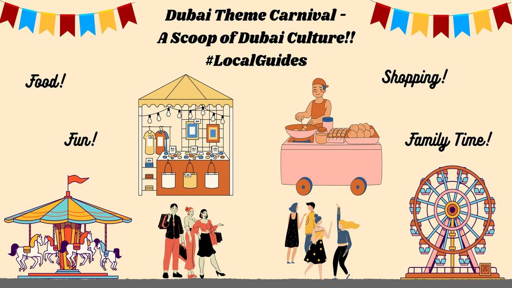 Dubai Theme Carnival Banner - Creatives by Me!