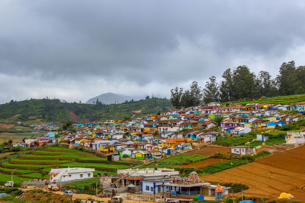 Capturing the essence of Ooty village: serenity in every view.