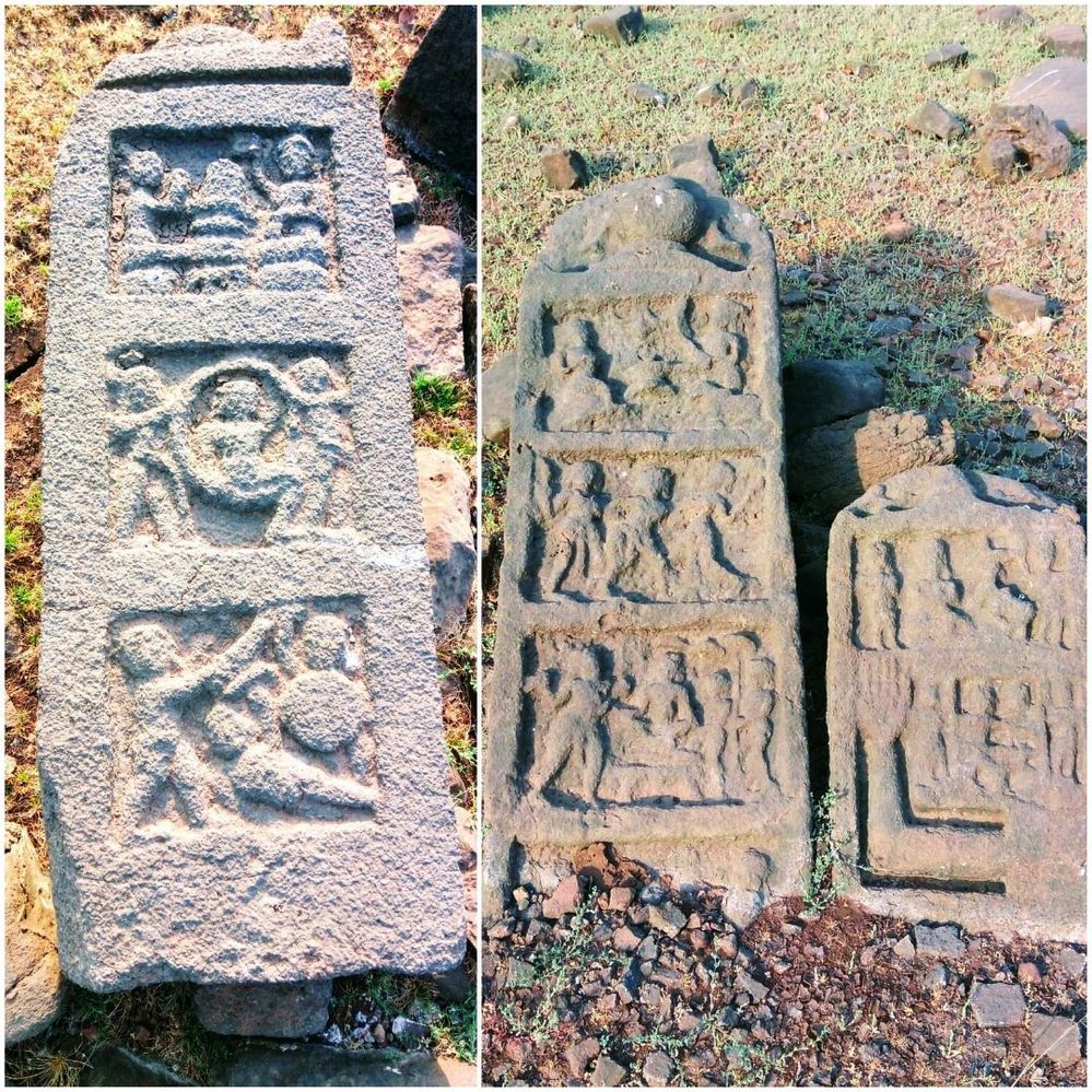 #2 These photographs show the old gods' carved stones as well as the temple that was erected up there at the time.