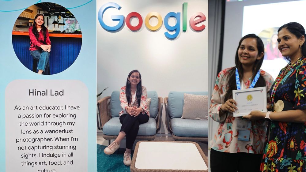 #1 A collage of pictures taken at the Google Office Mumbai.