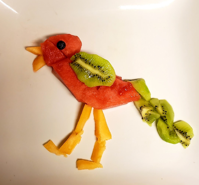 Fruit bird art