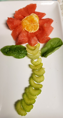 Fruit/veggie flower