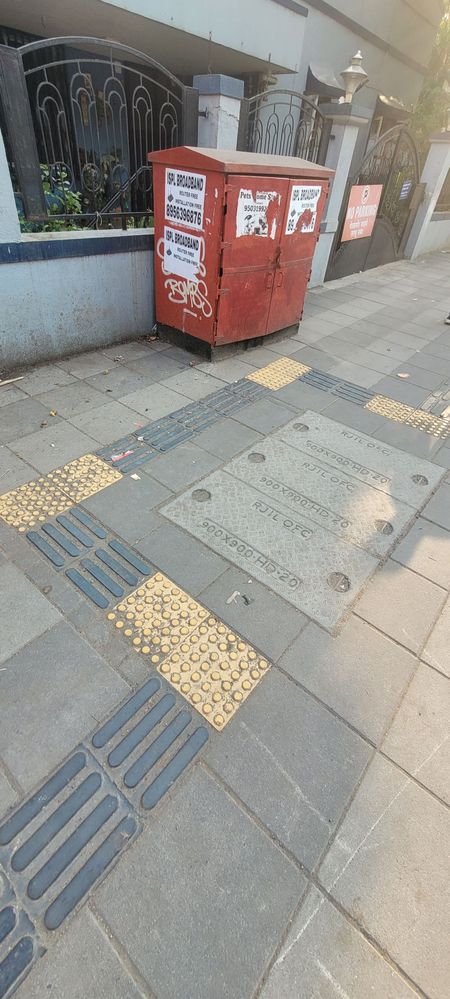 footpath with Symbolic Pattern