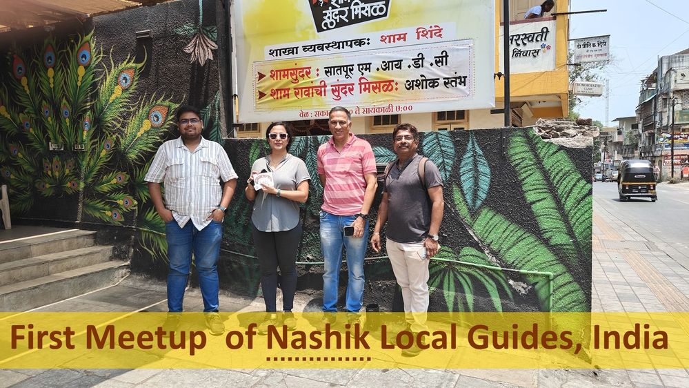 The First meetup of Local Guides in Nashik , India