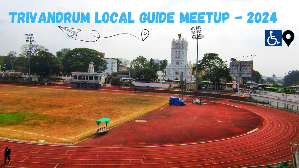 cover poster for trivandrum local guide meetup 2024