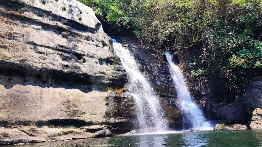 A photo of the Borhill Falls (Meghalaya, India)