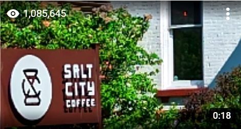 Caption: @Rednewt74's Star Video of Salt City Coffee uploaded onto Google Maps on 2023-05-20 and showing star views of 1,085,645 as at 2024-05-30