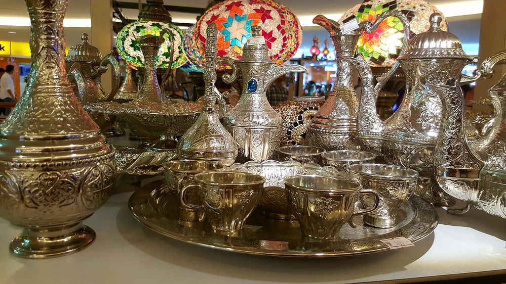 Turkish decoration items on sale @ KLCC