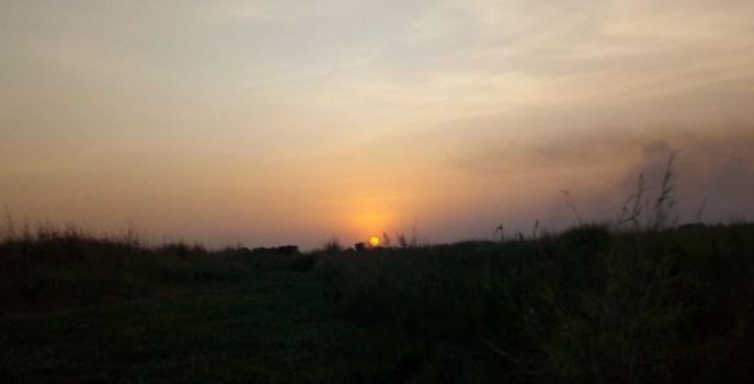 Sunset in imburu village near Numan Adamawa state Nigeria