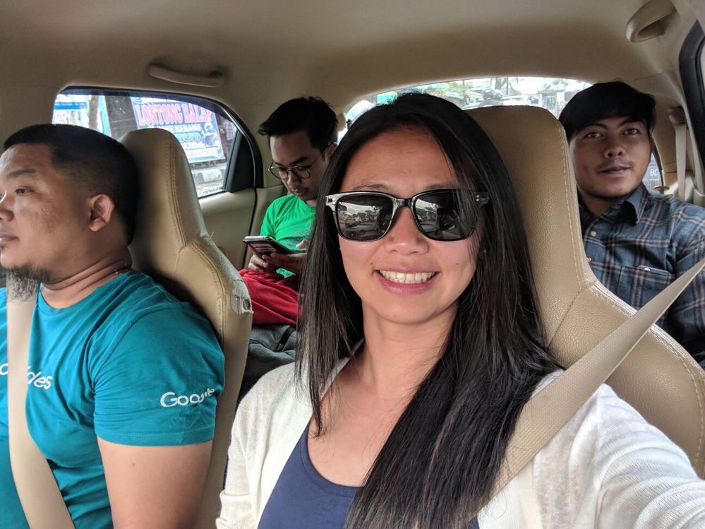 Take Selfie in Budiono Car