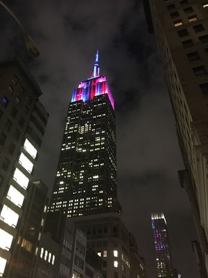 A photo of the Empire State Building taken on one of my walks in the city.