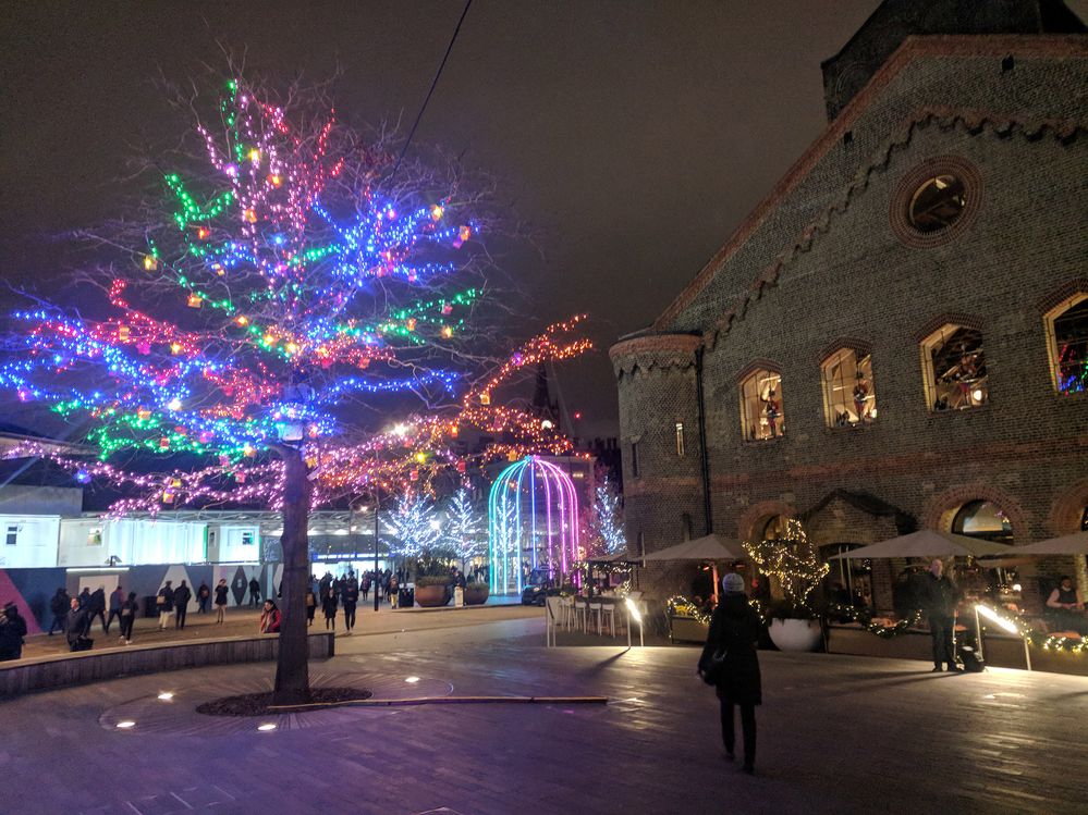 Navidad en King's Cross (Londres)