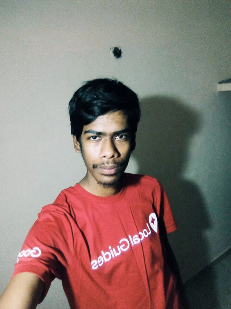 Me in amazing LG T-shirt.. :)