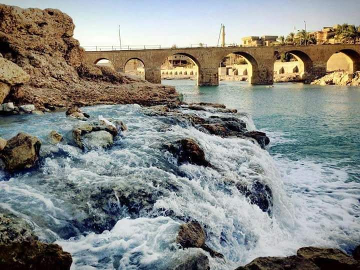 عين ماء حجلان والجسر العثماني في قضاء حديثة