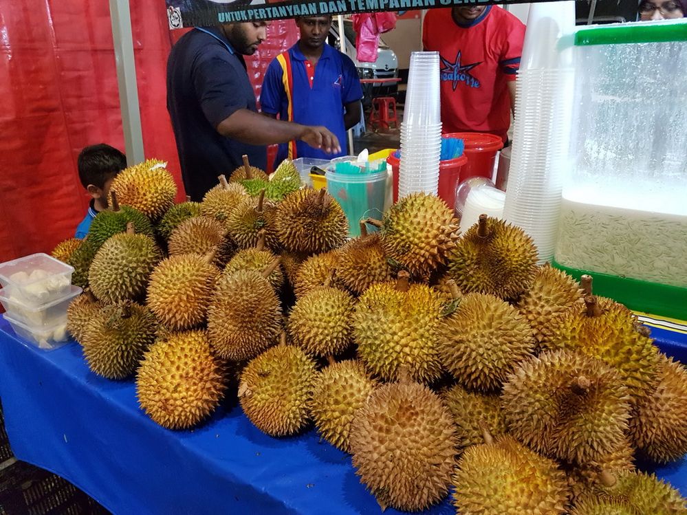 A must try for all tourists. The stinkiest fruit in the world, the famous Durian!