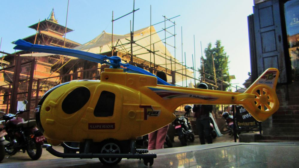 Pushpendra's helicopter