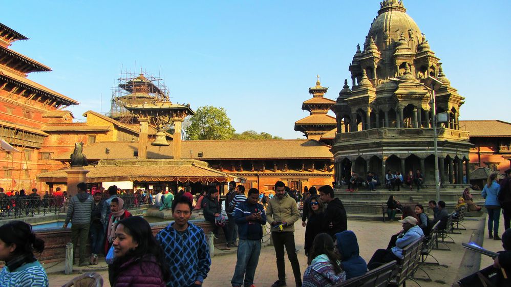 Roaming inside Patan Durbar Square