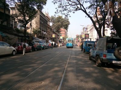 The heritage Kolkata tram route